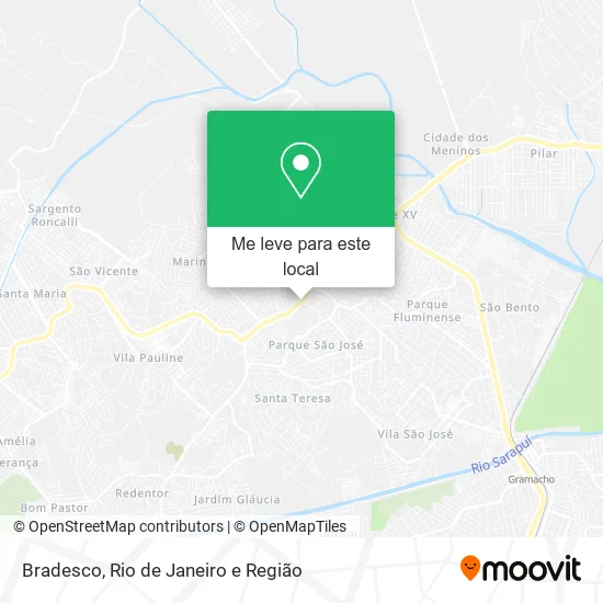 Bradesco mapa