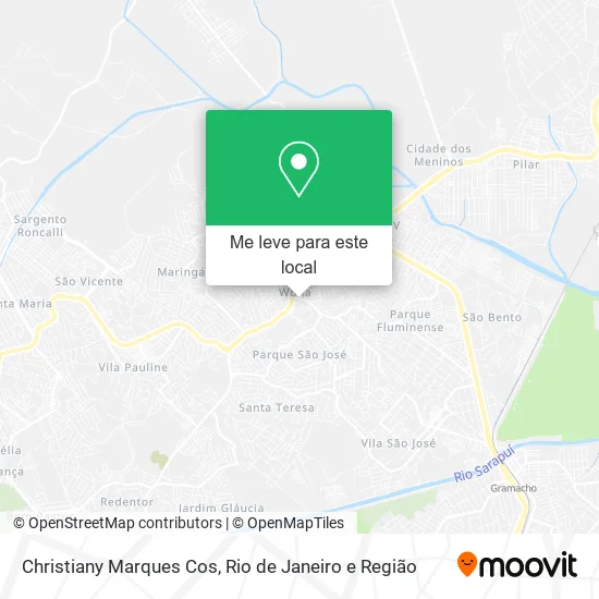 Christiany Marques Cos mapa
