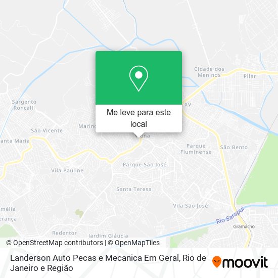 Landerson Auto Pecas e Mecanica Em Geral mapa