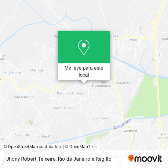 Jhony Robert Teixeira mapa