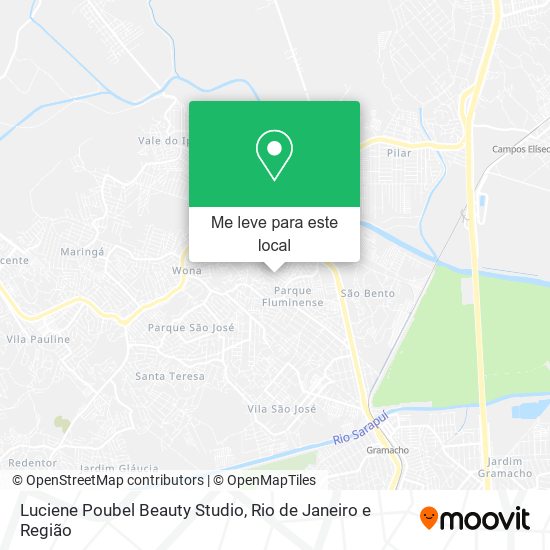 Luciene Poubel Beauty Studio mapa