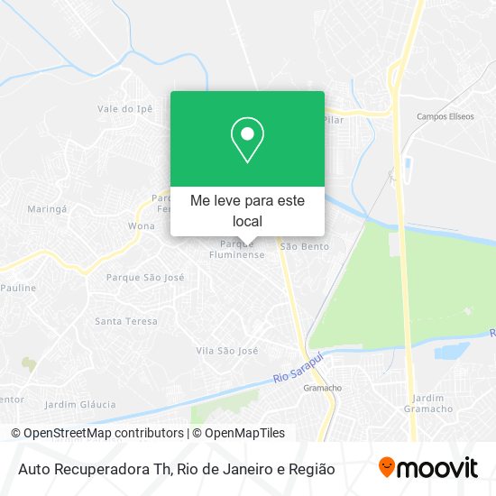 Auto Recuperadora Th mapa