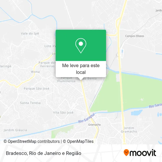 Bradesco mapa