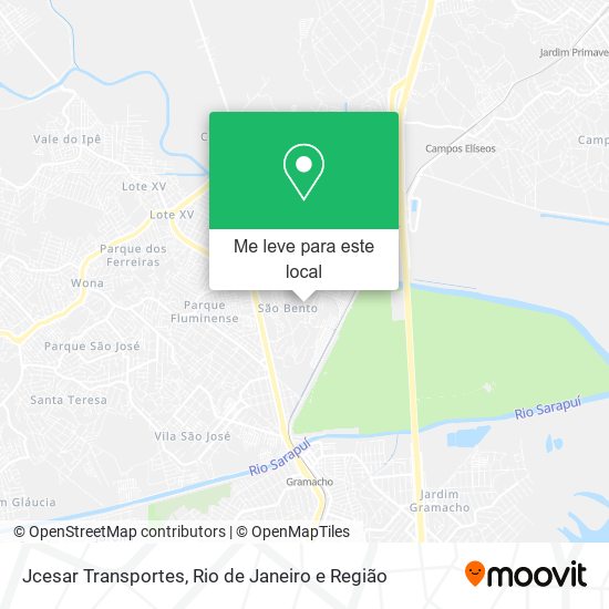 Jcesar Transportes mapa