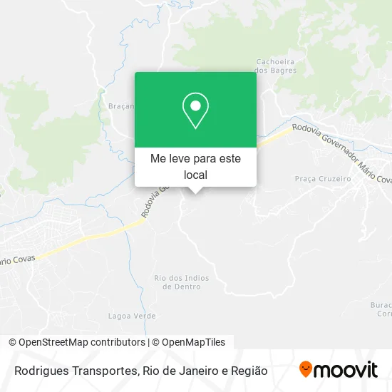 Rodrigues Transportes mapa