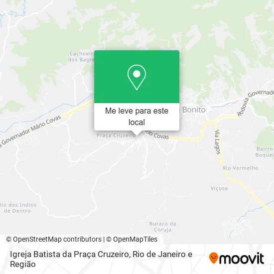 Igreja Batista da Praça Cruzeiro mapa