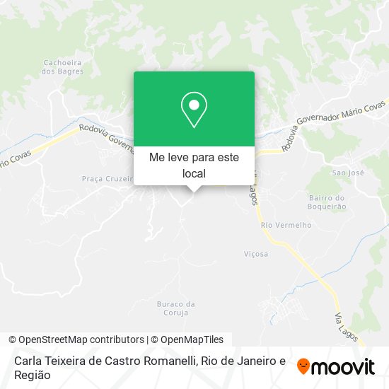 Carla Teixeira de Castro Romanelli mapa