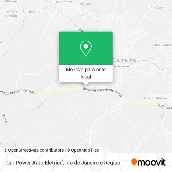Car Power Auto Eletrica' mapa