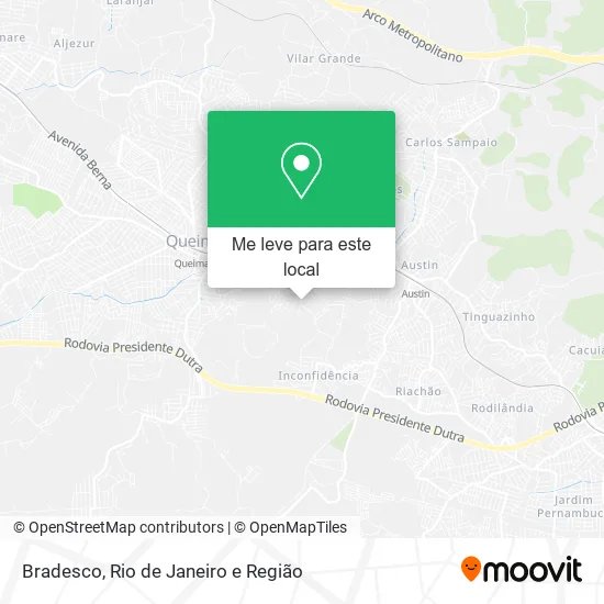 Bradesco mapa