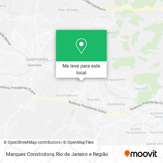 Marques Construtora mapa
