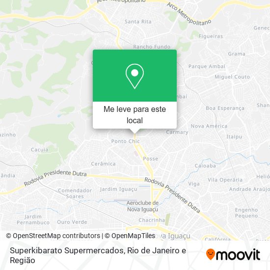 Superkibarato Supermercados mapa