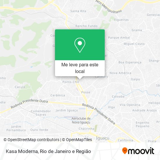 Kasa Moderna mapa
