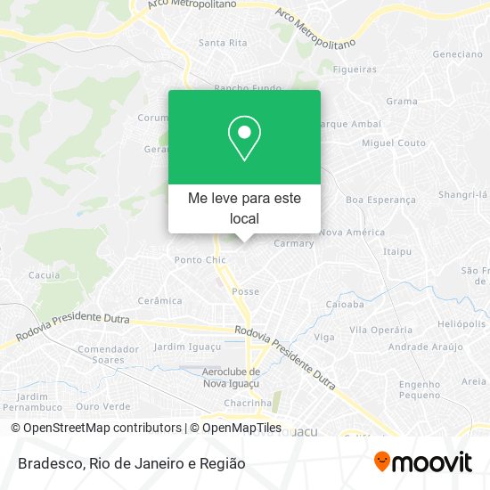 Bradesco mapa