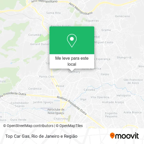 Top Car Gas mapa