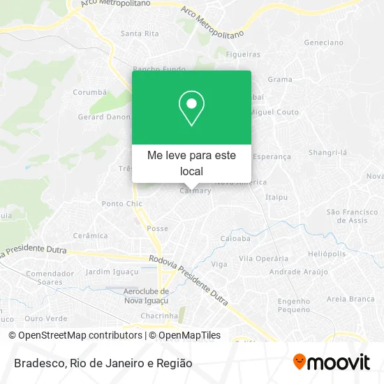 Bradesco mapa