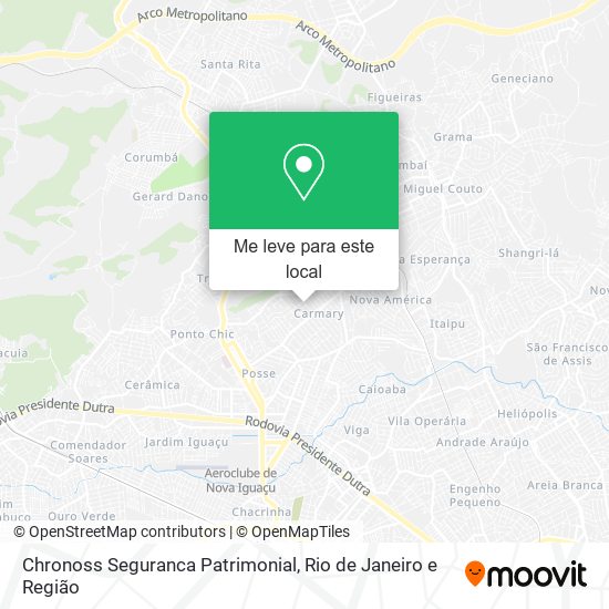 Chronoss Seguranca Patrimonial mapa