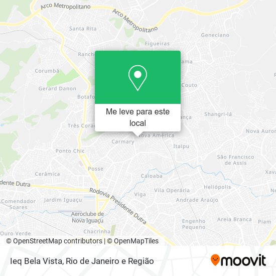 Ieq Bela Vista mapa