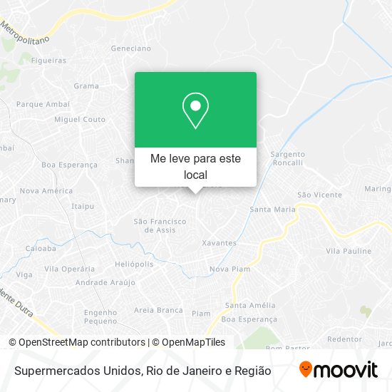 Supermercados Unidos mapa