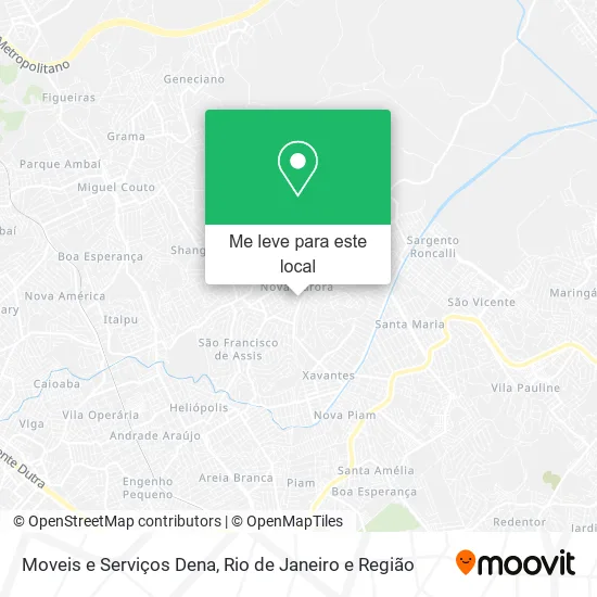 Moveis e Serviços Dena mapa