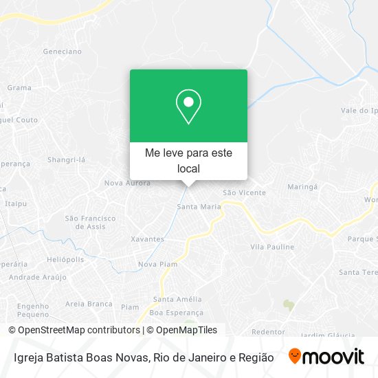 Igreja Batista Boas Novas mapa