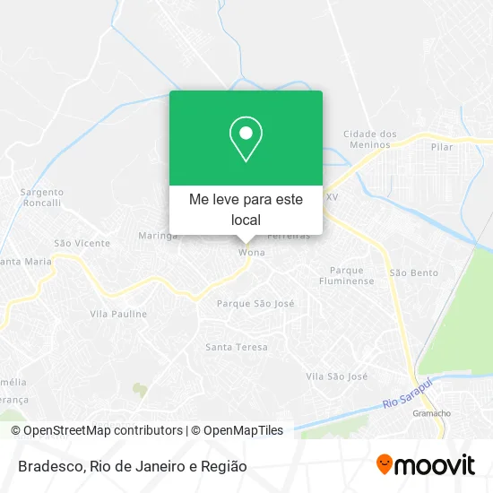 Bradesco mapa