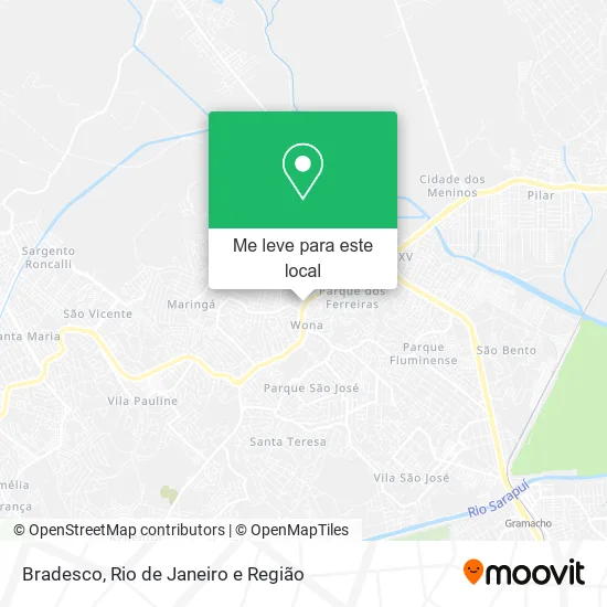 Bradesco mapa