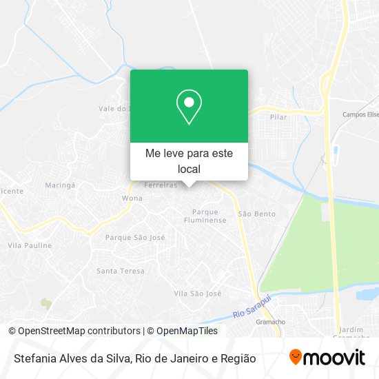 Stefania Alves da Silva mapa