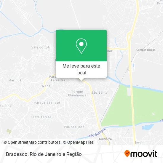 Bradesco mapa