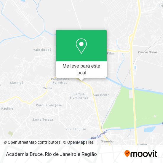 Academia Bruce mapa