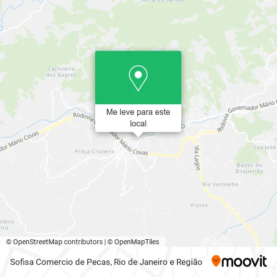 Sofisa Comercio de Pecas mapa