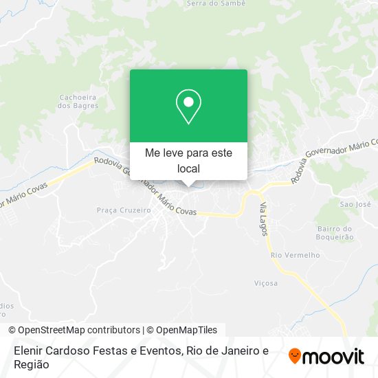 Elenir Cardoso Festas e Eventos mapa