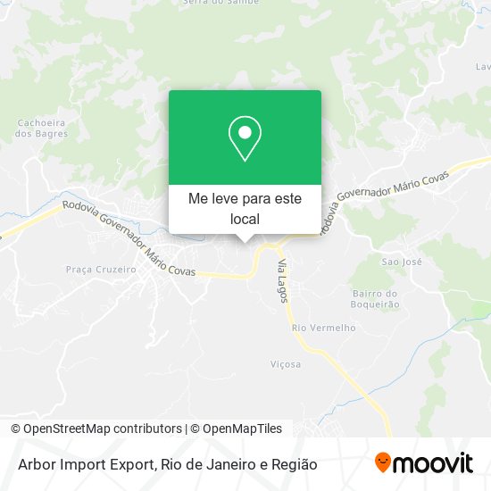 Arbor Import Export mapa