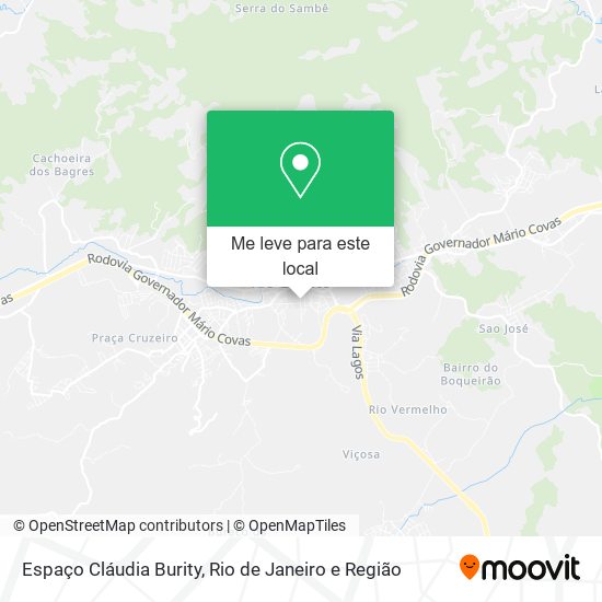 Espaço Cláudia Burity mapa