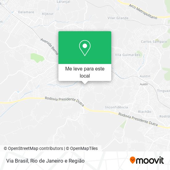 Via Brasil mapa
