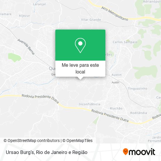 Ursao Burg's mapa