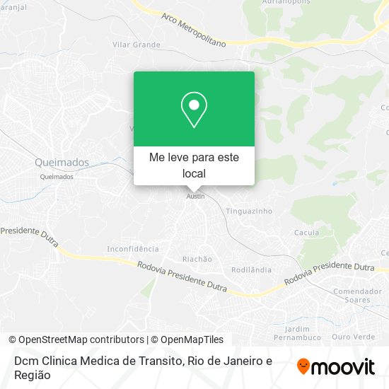 Dcm Clinica Medica de Transito mapa