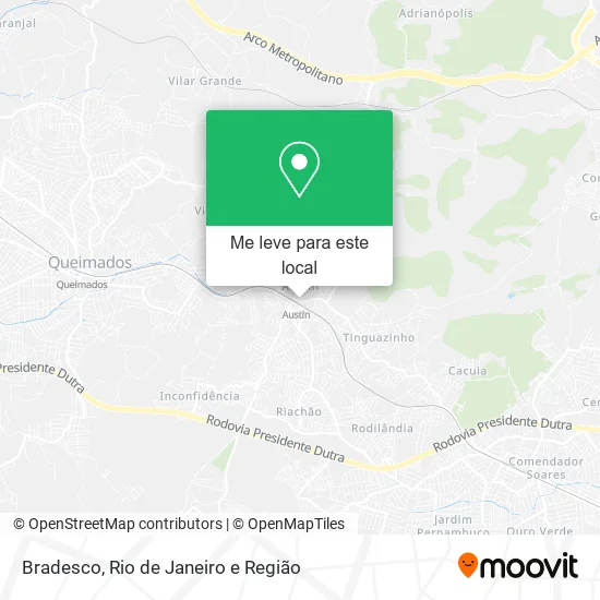 Bradesco mapa