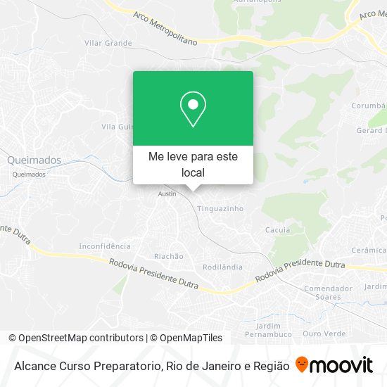 Alcance Curso Preparatorio mapa
