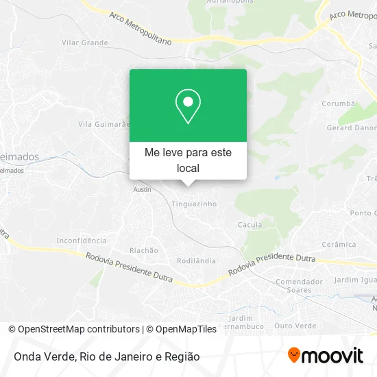 Onda Verde mapa