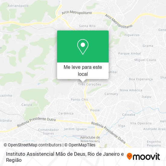 Instituto Assistencial Mão de Deus mapa