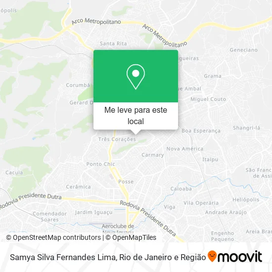 Samya Silva Fernandes Lima mapa
