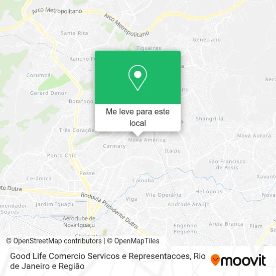 Good Life Comercio Servicos e Representacoes mapa