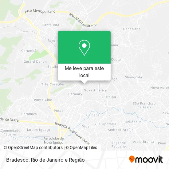 Bradesco mapa
