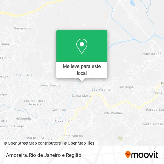 Amoreira mapa