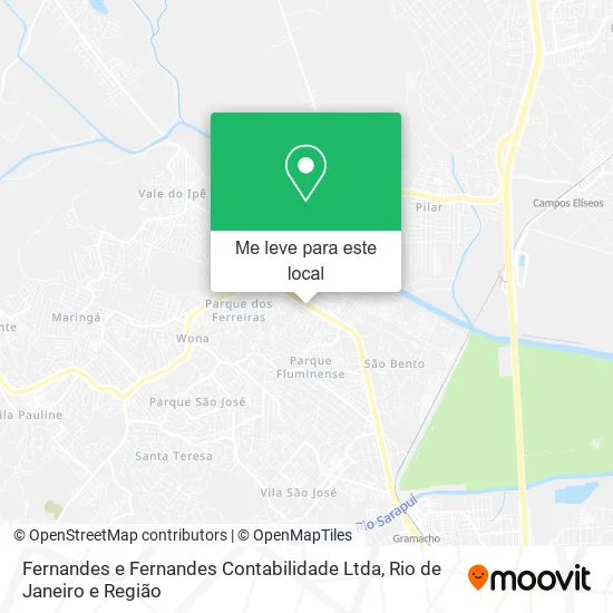 Fernandes e Fernandes Contabilidade Ltda mapa