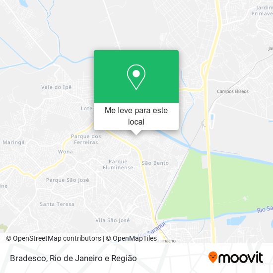 Bradesco mapa