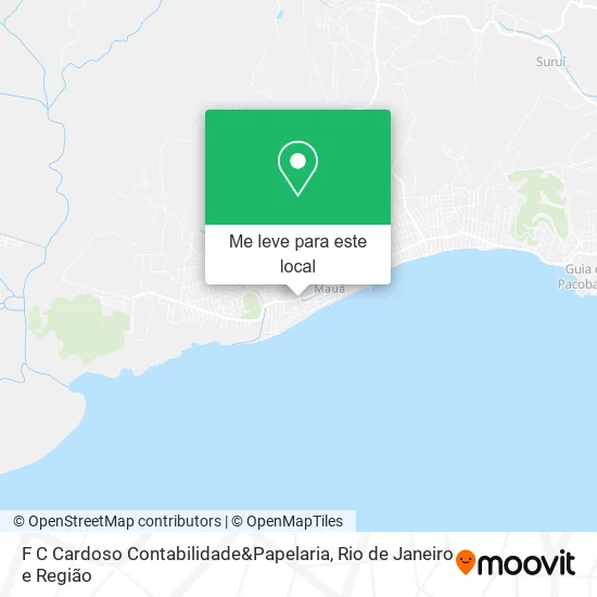 F C Cardoso Contabilidade&Papelaria mapa