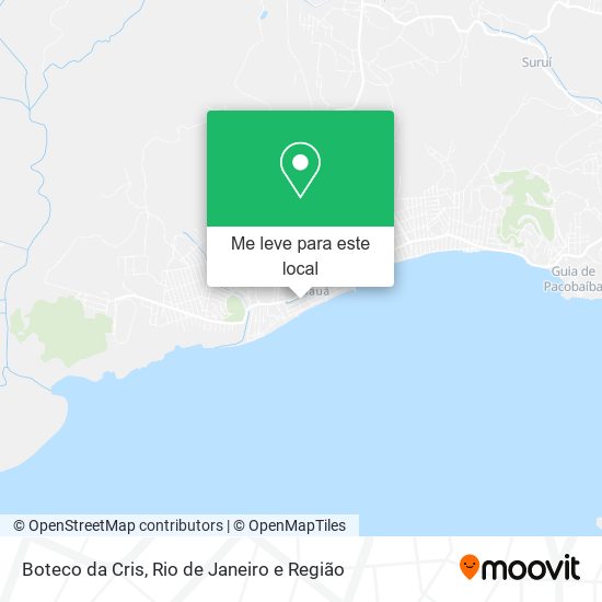 Boteco da Cris mapa