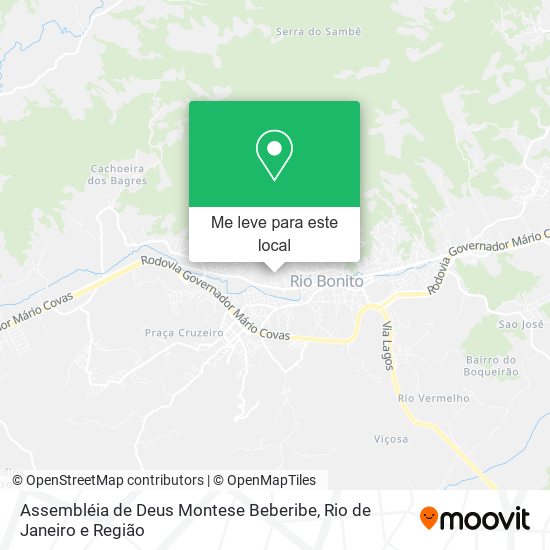 Assembléia de Deus Montese Beberibe mapa