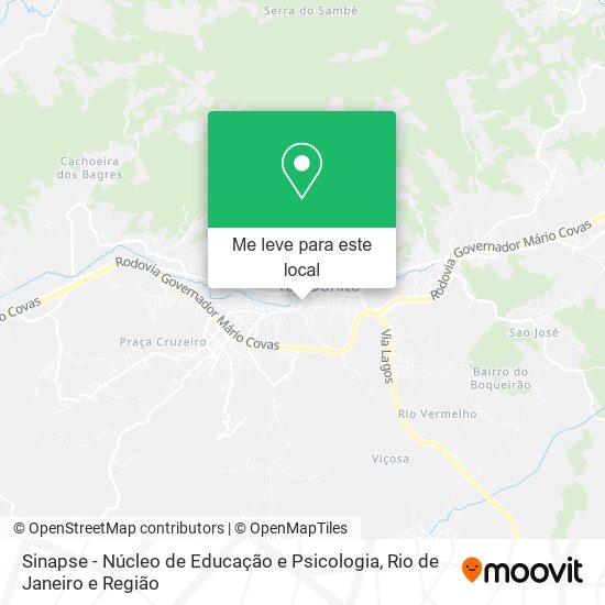 Sinapse - Núcleo de Educação e Psicologia mapa